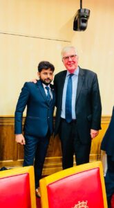 With Member of UK Parliament- LORD WAVERLEY