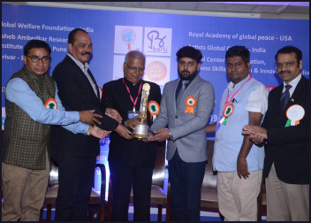 Youth Icon Award - Royal Academy of Global Peace, USA
